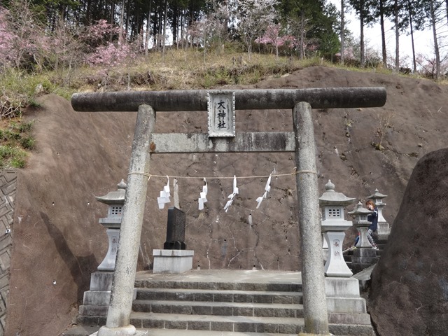 真木お伊勢山のお祭りの様子(2014.4.13)