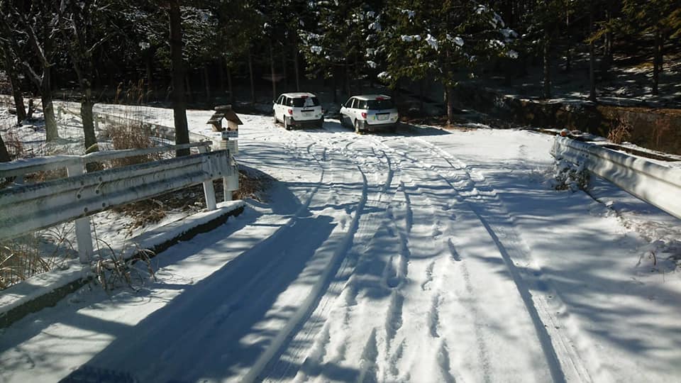 1月13日（水）市内の山の積雪状況